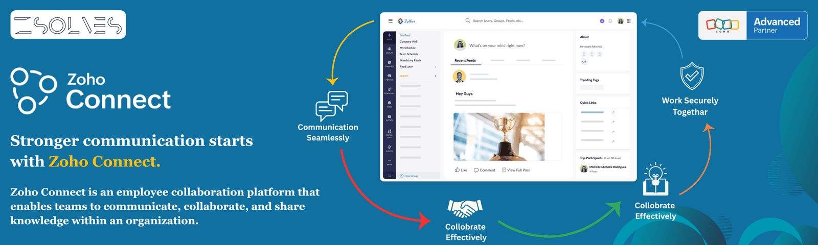 Zoho Connect :-